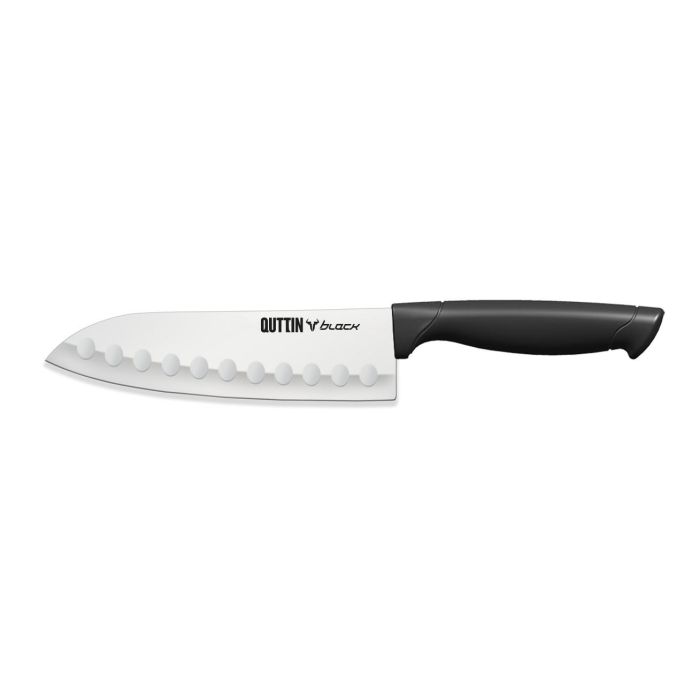 Cuchillo Santoku Cocina 17 cm Black - Quttin (24 Unidades) 2 Cuchillo Santoku Cocina 17 cm Black - Quttin (24 Unidades) 2