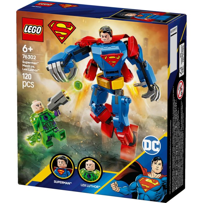 LEGO 76302 DC Superhéroes: Duelo Superman's Mech vs. Lex Luthor - Set de Construcción Juguete para Niños y Niñas de 6 Años 9 LEGO 76302 DC Superhéroes: Duelo Superman's Mech vs. Lex Luthor - Set de Construcción Juguete para Niños y Niñas de 6 Años 9