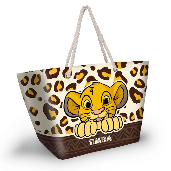 Bolsa de Playa Soleil Leopard Disney El Rey León Amarillo