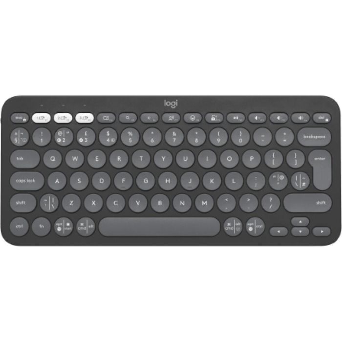 Teclado Inalámbrico Logitech 920-011843 Grafito Qwerty Español QWERTY Teclado Inalámbrico Logitech 920-011843 Grafito Qwerty Español QWERTY