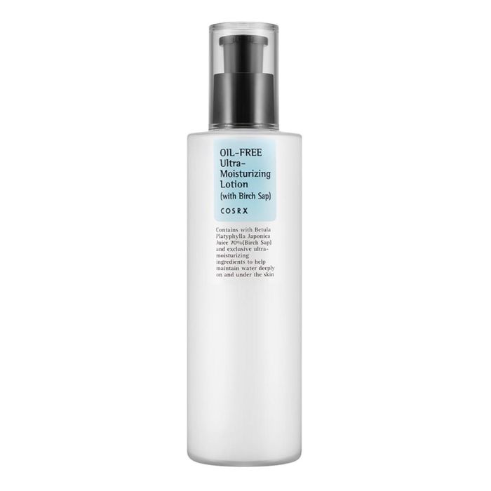 COSRX Oil-Free Ultra-Moisturizing Lotion para Mujer, Hidratante Facial Ligera para Piel Sensible y Grasa, 100 ml