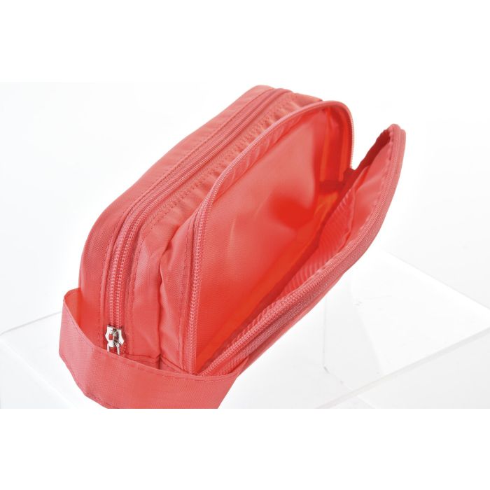DKD Home Decor Organizador de Viaje de Poliéster, Colores Coral Turquesa Surtidos, 7x10x29 cm - Pack de 6 Unidades 2