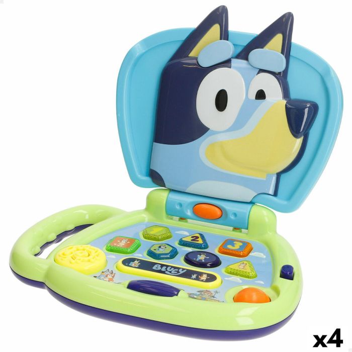 Ordenador de juguete Bluey Inglés 20 x 17 x 14 cm (4 Unidades) 0 Ordenador de juguete Bluey Inglés 20 x 17 x 14 cm (4 Unidades) 0