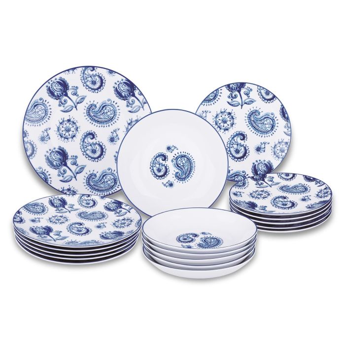 Santa Clara Vajilla Redonda Noia 18 Piezas (2 Unidades) 7