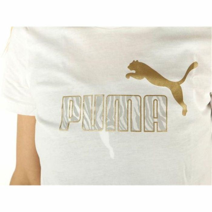 Camiseta de Manga Corta Mujer Puma Graphic Tee Blanco XS 1