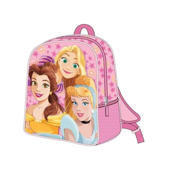 Mochila Escolar Disney Princess Rosa 25 x 31 x 10 cm