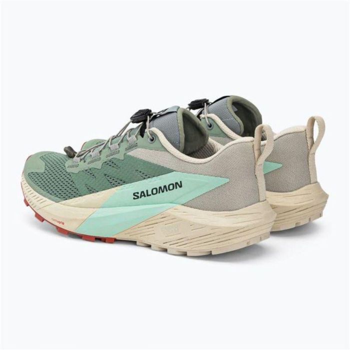 Zapatillas Deportivas Mujer Salomon Sense Ride 5 Montaña Verde Beige 38 5