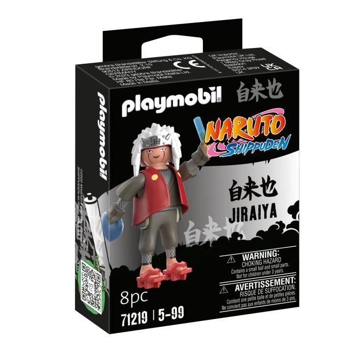Playmobil Figura Jiraiya de Naruto Shippuden con Accesorios y Placa Base Playmobil Figura Jiraiya de Naruto Shippuden con Accesorios y Placa Base