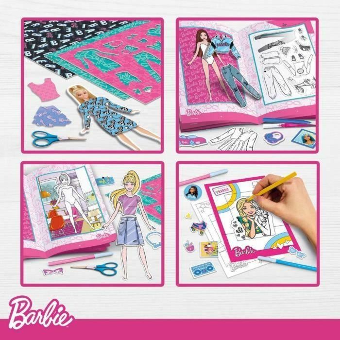Liscianigiochi LIS8008324112043 Mochila Escolar de Dibujo Moda Barbie, para Niñas y Niños a partir de 4 años 2