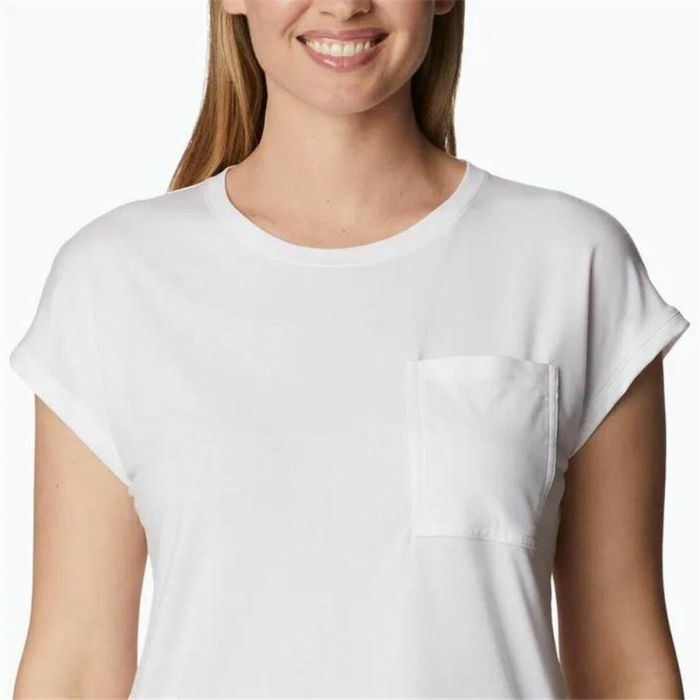 Camiseta de Manga Corta Mujer Columbia Trek™ Blanco L 2