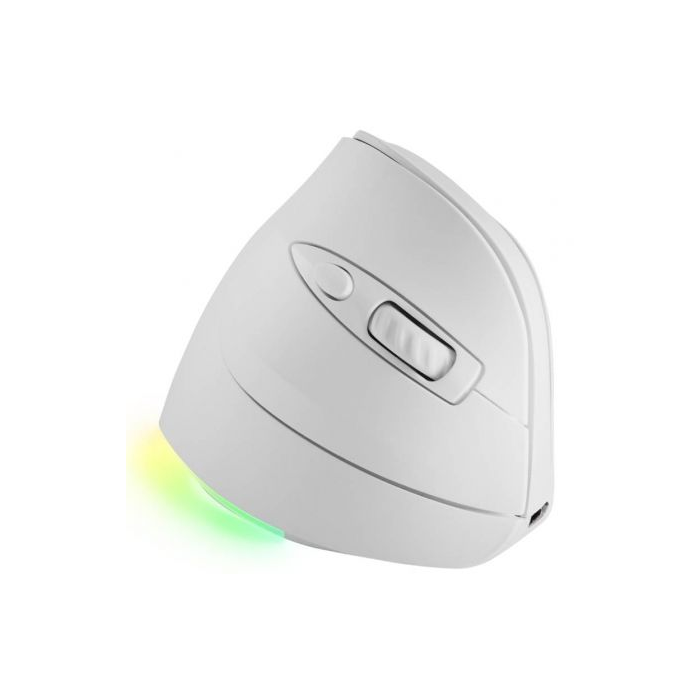 Ratón Gaming Ergonómico Inalámbrico Mars Gaming MM-SK/ Hasta 8400 DPI/ Blanco 2