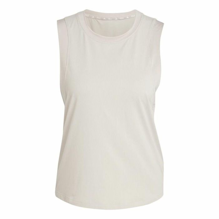 Camiseta de Tirantes Mujer Adidas Studio Beige Camiseta de Tirantes Mujer Adidas Studio Beige