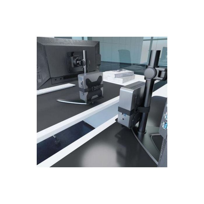 AISENS - SOPORTE VERSATIL DE INSTALACION PARA MINI PC, NEGRO 2