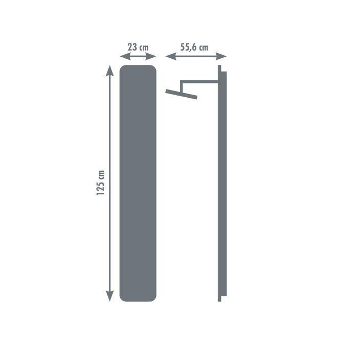 ROUSSEAU Columna de ducha hidromasaje Eris gris antracita 3 ROUSSEAU Columna de ducha hidromasaje Eris gris antracita 3