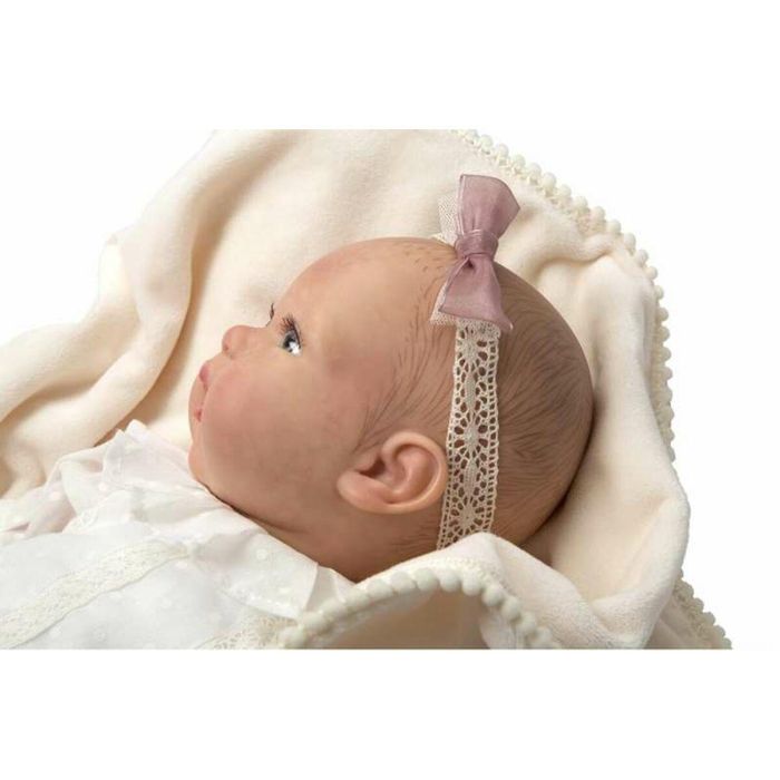 Muñeca reborn arias 45 cm delia c/manta c/pelo decorado 12 Muñeca reborn arias 45 cm delia c/manta c/pelo decorado 12