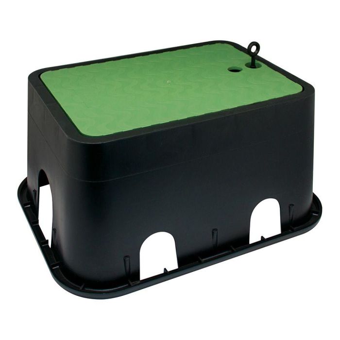 Aqua Control Rectangular Mini-Jumbo 27 x 40 x 31 cm Arqueta Polipropileno Anti-UV Verde/Negro Aqua Control Rectangular Mini-Jumbo 27 x 40 x 31 cm Arqueta Polipropileno Anti-UV Verde/Negro