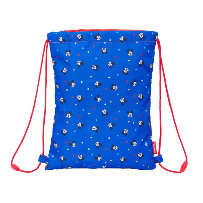 Bolsa Mochila con Cuerdas Mickey Mouse Clubhouse Good day Azul 26 x 34 x 1 cm 3