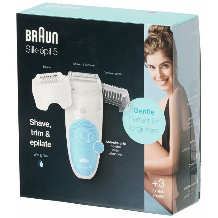 Depiladora Eléctrica Braun Silk Epil 5-605 Power 1