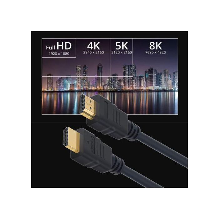 Cable HDMI Ewent EC1321 8K (1,8 m) 2 Cable HDMI Ewent EC1321 8K (1,8 m) 2
