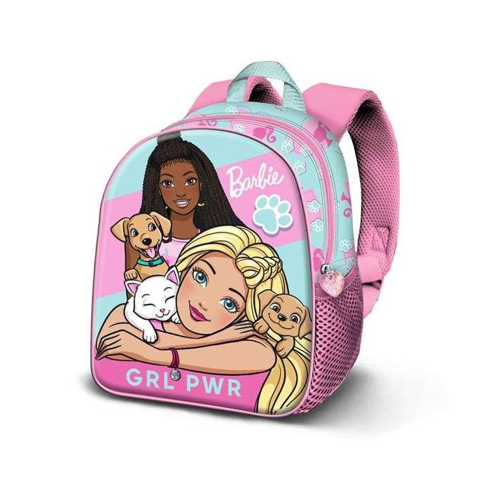 Karactermania Mochila 3D Elite Barbie Pets Preescolar Rosa 26 x 11 x 31 cm
