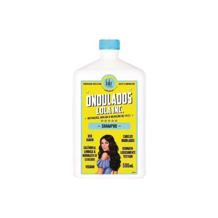 Lola Cosmetics Ondulados Lola Inc. - Champú para cabello ondulado, define, hidrata y da brillo, 500ml