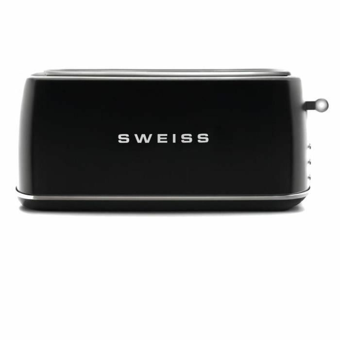 SWEISS GRV9 Tostadora Vintage 2 ranuras, 1500 W, Negra