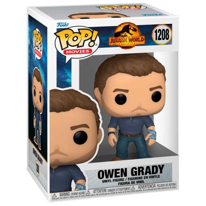 Funko Pop Cine Jurassic Park Jurassic World Owen Grady Figura de Vinilo 9 cm 1 Funko Pop Cine Jurassic Park Jurassic World Owen Grady Figura de Vinilo 9 cm 1