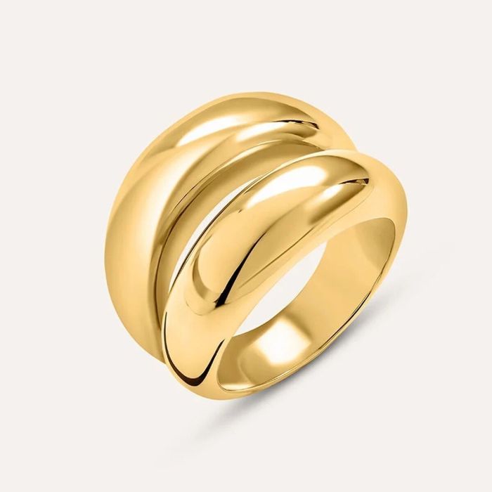 Anillo Mujer Stroili 1694767 Dorado Morado 2 Anillo Mujer Stroili 1694767 Dorado Morado 2