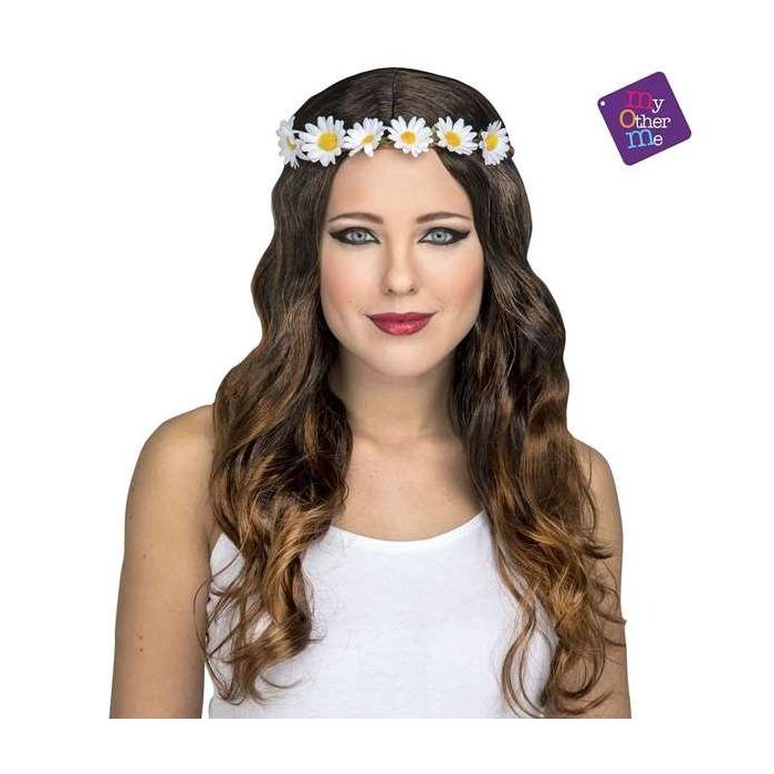 My Other Me Peluca Larga Hippie para Mujer Multicolor 150 g 4