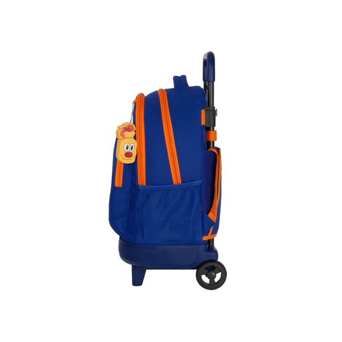 Safta Mochila Grande con Ruedas Valencia Basket 33x45x22cm Compact Extraible Azul y Naranja 2 Safta Mochila Grande con Ruedas Valencia Basket 33x45x22cm Compact Extraible Azul y Naranja 2