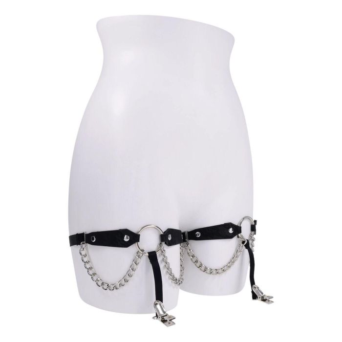 Liguero Sportsheets Negro Talla única 5 Liguero Sportsheets Negro Talla única 5