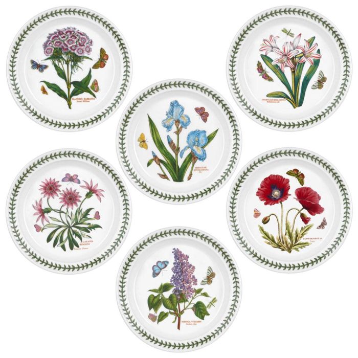 Portmeirion Plato de Postre Botanic Garden Diámetro 20 cm (6 Unidades) 1