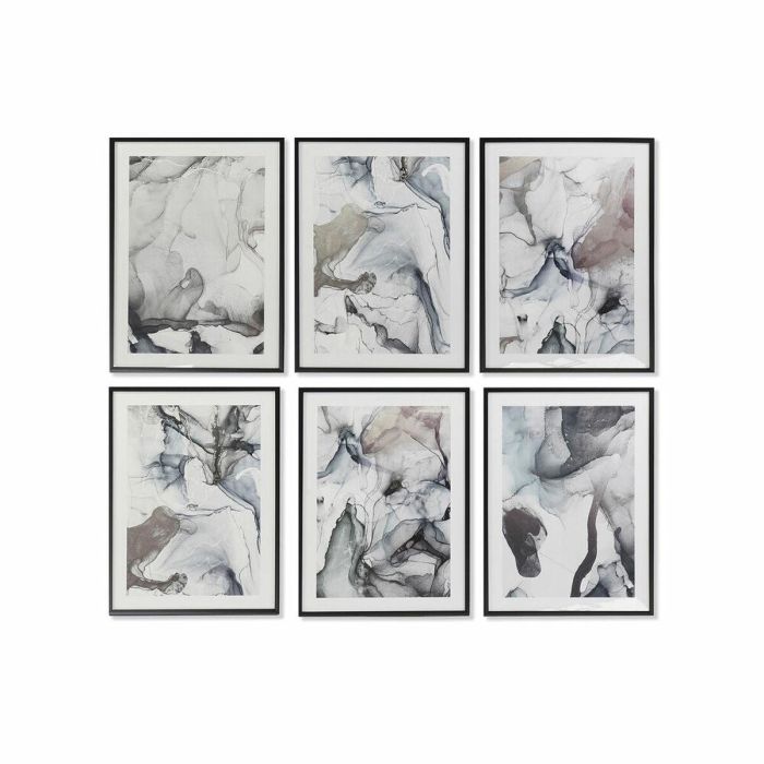 Cuadro Moderno DKD Home Decor Azul Blanco 3 x 70 x 50 cm (6 Unidades) Cuadro Moderno DKD Home Decor Azul Blanco 3 x 70 x 50 cm (6 Unidades)