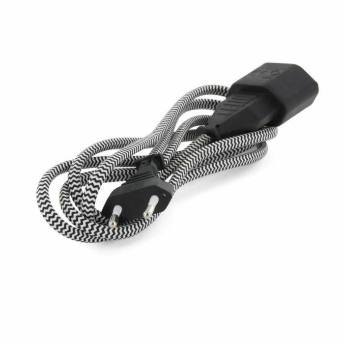 Chacon CHA5411478661115 Extensión Eléctrica Textil 6A - 1.5m Negro/Blanco 0 Chacon CHA5411478661115 Extensión Eléctrica Textil 6A - 1.5m Negro/Blanco 0