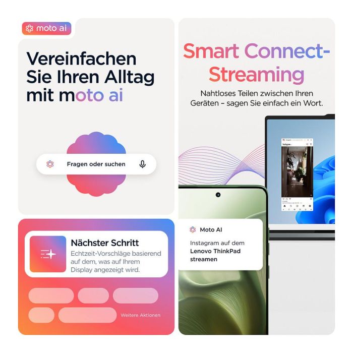 Motorola edge 60 16,9 cm (6.67") 12 GB RAM 512 GB Almacenamiento 5G Dual SIM Verde 5