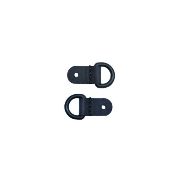 Zebra SG-ET5X-DCLIP2-02 D-Clips negros para Frames ET5x, accesorios para correas de hombro o mano, incluye clips y tornillos
