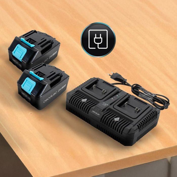 Cortacésped de Batería Cecotec E3 Liberty Z Plus 20 V 38 cm 20-70 mm 40 L 2 Piezas 8 Cortacésped de Batería Cecotec E3 Liberty Z Plus 20 V 38 cm 20-70 mm 40 L 2 Piezas 8