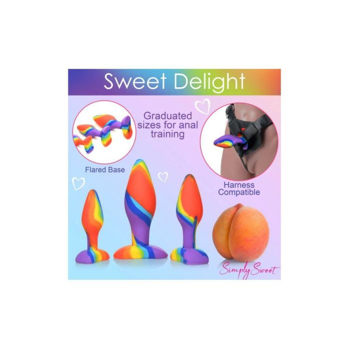 Plug Anal XR Silicona Set 3 Piezas 1 Plug Anal XR Silicona Set 3 Piezas 1