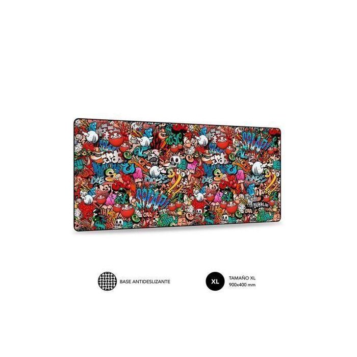 SUBBLIM Alfombrilla Graffiti XL Mouse Pad 0 SUBBLIM Alfombrilla Graffiti XL Mouse Pad 0