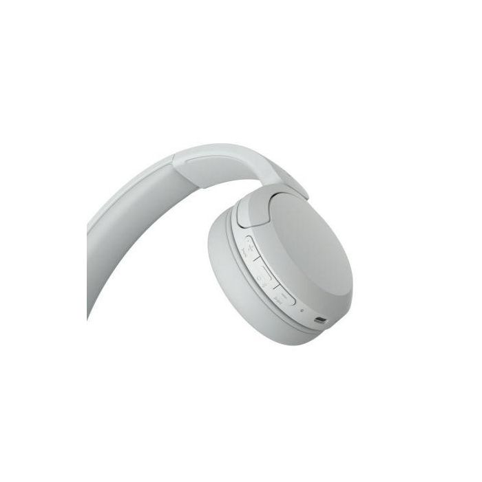 Sony Auriculares Inalámbricos WH-CH520 con Micrófono Bluetooth 5.2 Blancos Hasta 50 Horas Batería 3