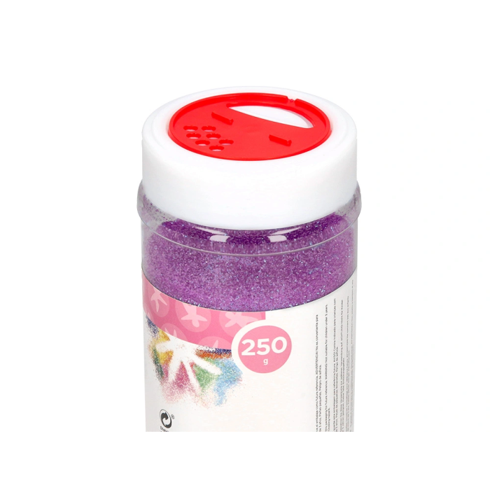 Liderpapel Purpurina Fantasía Color Metálico Violeta Pastel Bote 250 gr 2