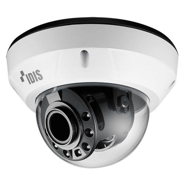 Idis Cámara IP minidomo 2M 2.8-12mm antivandálica IR30 WDR IK10 IP67 12V/PoE. Alarma, NDAA Idis Cámara IP minidomo 2M 2.8-12mm antivandálica IR30 WDR IK10 IP67 12V/PoE. Alarma, NDAA