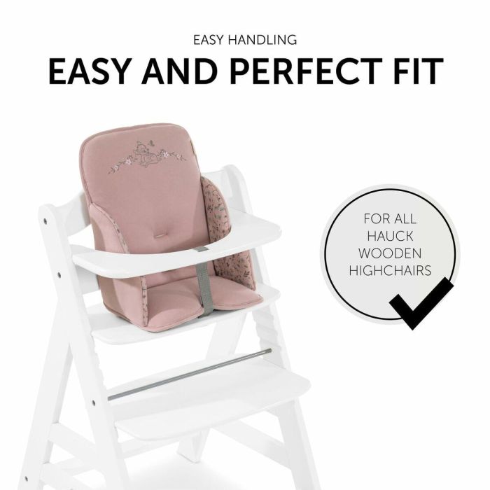 Hauck AAAPN65432 Reductor de Trona Antideslizante - Diseño Bambi Rose para Comodidad del Bebé 7