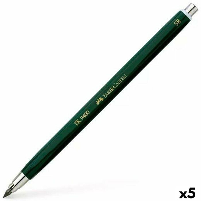 Portaminas Faber-Castell Tk 9400 3 Verde (5 Unidades) Portaminas Faber-Castell Tk 9400 3 Verde (5 Unidades)