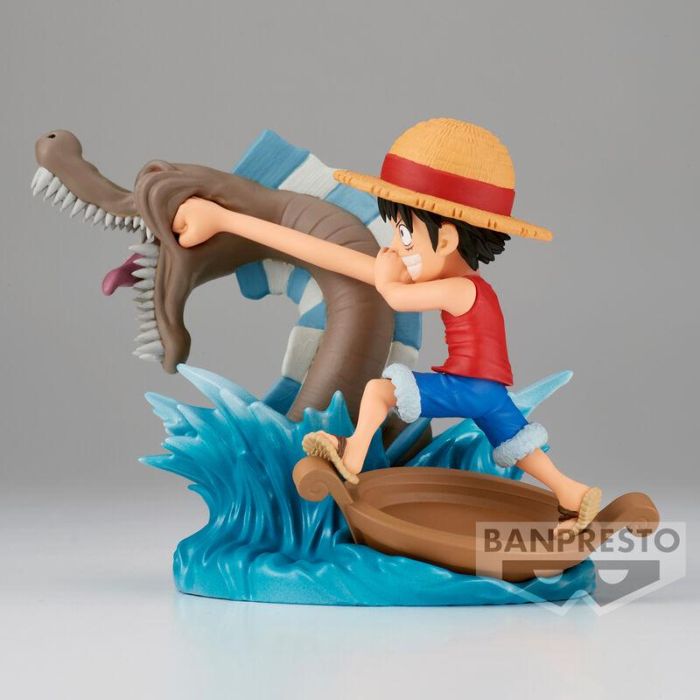 Figura Monkey D Luffy vs Local Sea Monster Log Stories One Piece 7cm 2 Figura Monkey D Luffy vs Local Sea Monster Log Stories One Piece 7cm 2