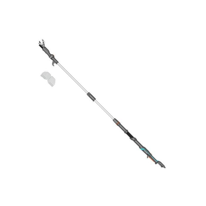 Gardena 14774-55 Tijeras de Poda Telescópicas a Batería HighCut 250/18V P4A, para Ramas hasta 2.8 cm, Li-Ion
