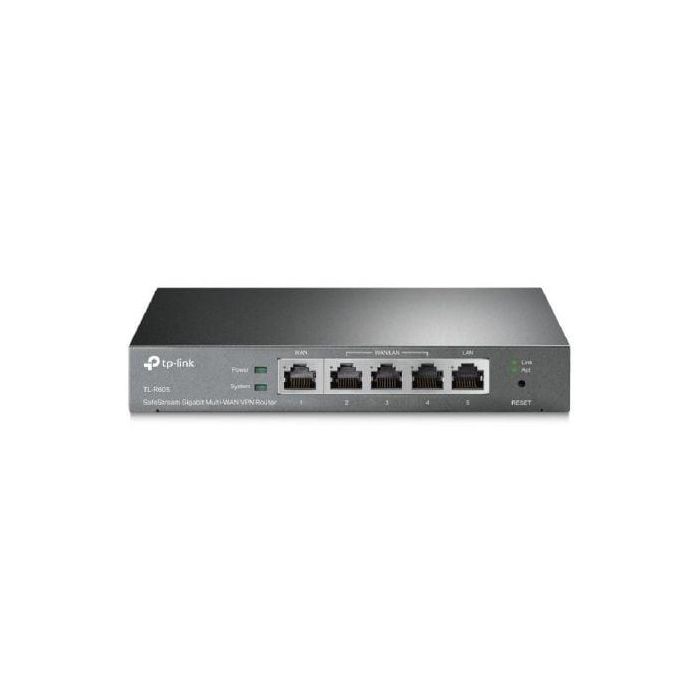 Router VPN SafeStream Gigabit TP-Link Omada TL-R605/ 5 Puertos Multi-WAN Router VPN SafeStream Gigabit TP-Link Omada TL-R605/ 5 Puertos Multi-WAN