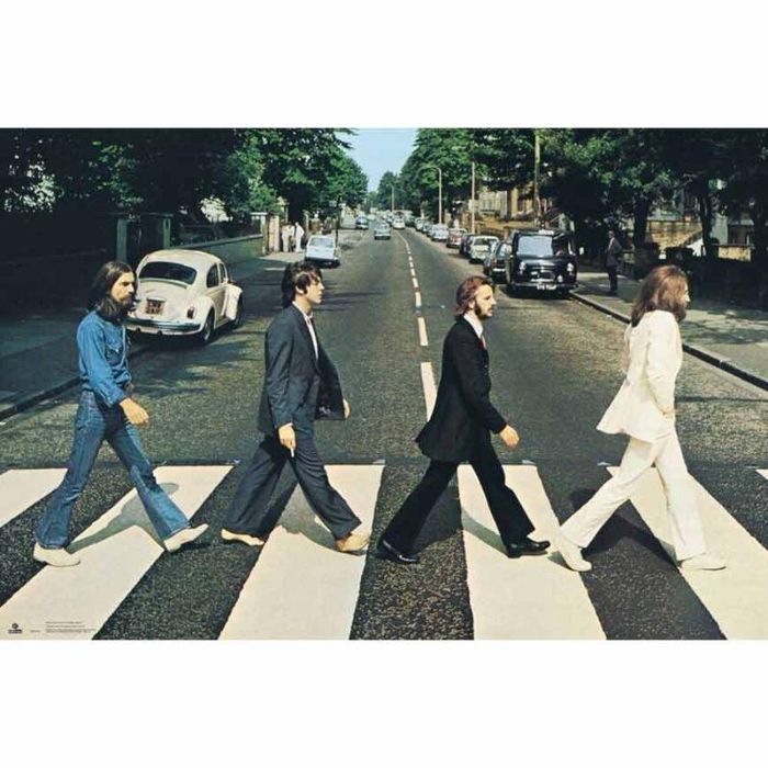 ERIK Poster Abbey Road The Beatles 91.5x61cm Papel Brillo 150gr
