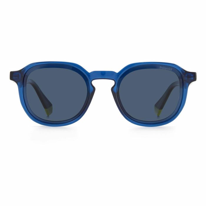 Polaroid 6162/S PJP Gafas de sol para hombre, montura redonda de policarbonato, 140 mm 2 Polaroid 6162/S PJP Gafas de sol para hombre, montura redonda de policarbonato, 140 mm 2