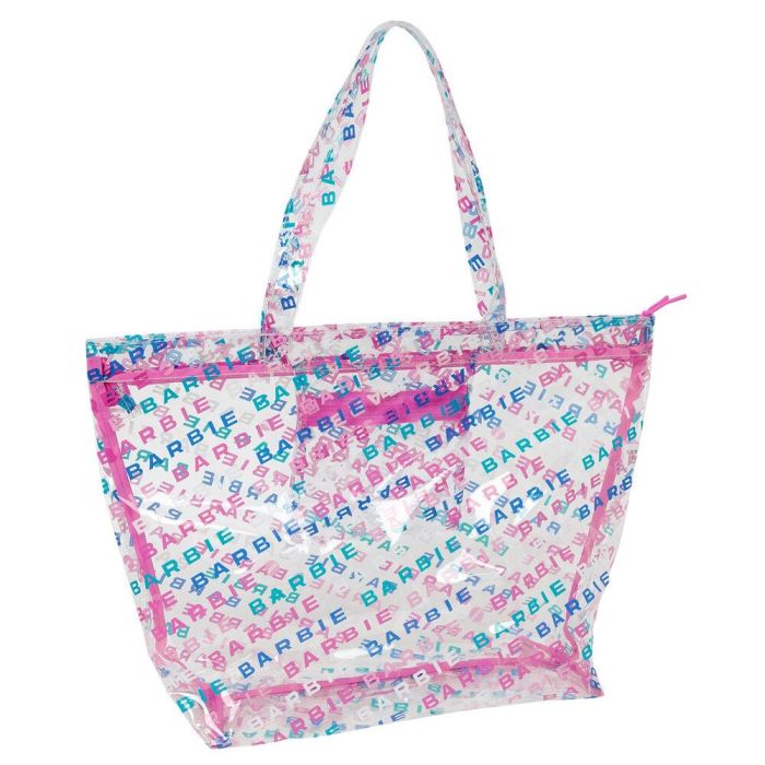 Safta Bolsa de la Compra Barbie, Diseño Logomania, Medidas 350x540x170 mm